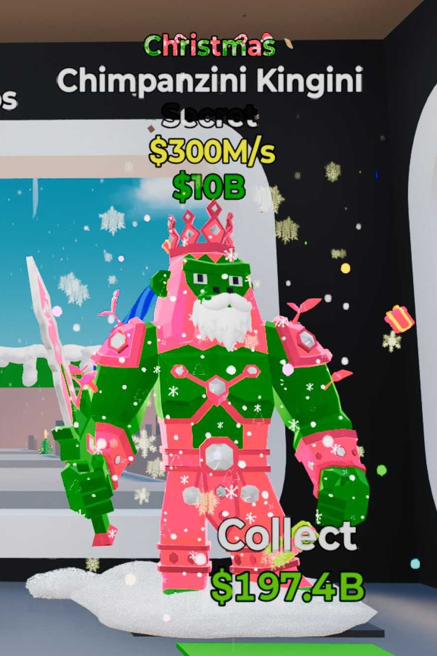 Chimpanzini Kingini Christmas - Steal the Brainrot - SAMPSHOP