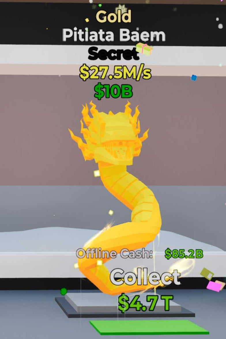 Pitiata Baem Gold - Steal the Brainrot - SAMPSHOP