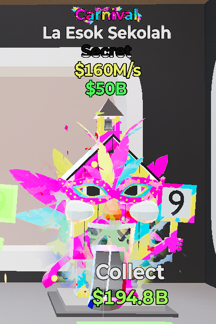 La Esok Sekolah Carnival - Steal the Brainrot - SAMPSHOP