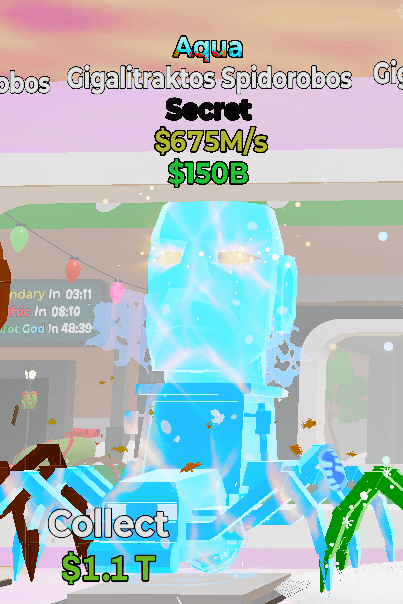 Gigalitraktos Spidorobos Aqua - Steal the Brainrot - SAMPSHOP