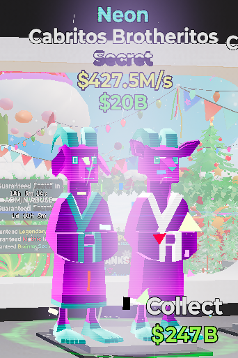 Cabritos Brotheritos Neon - Steal the Brainrot - SAMPSHOP