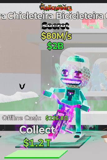 Chicleteira Bicicleteira Halloween - Steal the Brainrot - SAMPSHOP