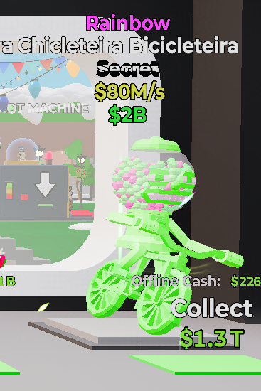 Chicleteira Bicicleteira Raimbow - Steal the Brainrot - SAMPSHOP
