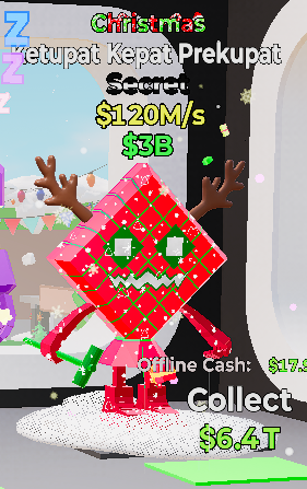 Ketupat Kepat Prekupat Christmas - Steal the Brainrot - SAMPSHOP