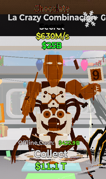 La Crazy Combinacion Chocolate - Steal the Brainrot - SAMPSHOP