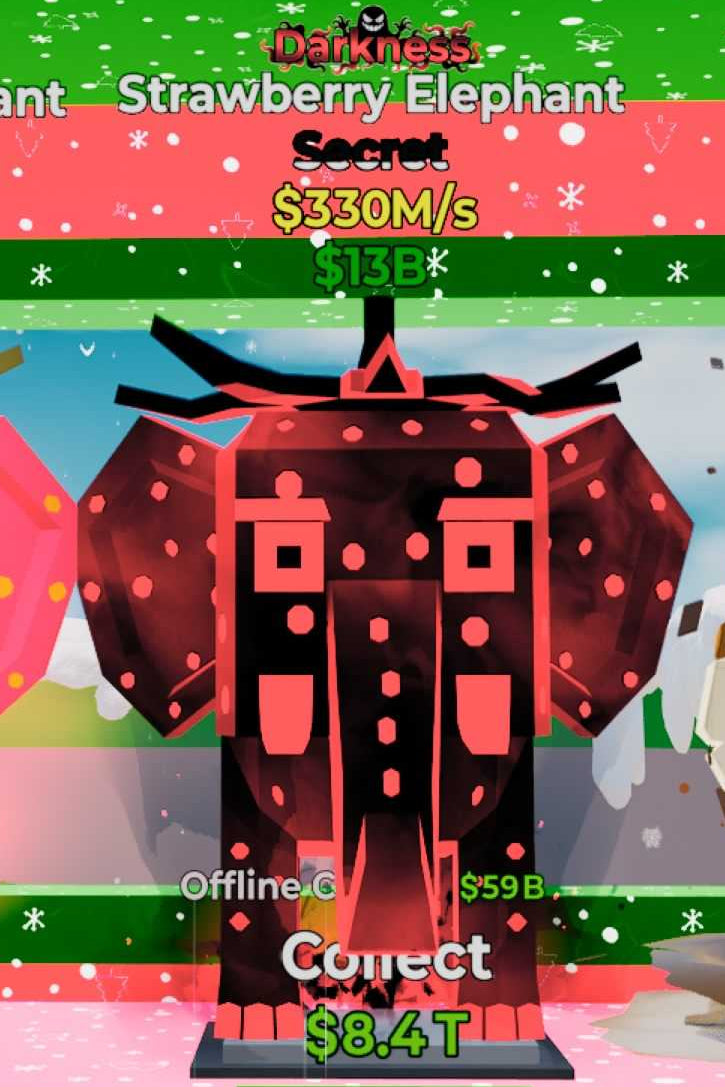 Strawberry Elephant Darkness - Steal the Brainrot -  SAMPSHOP