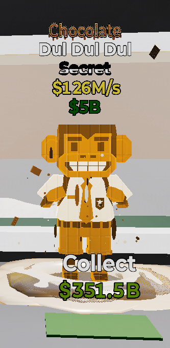 DulDulDul Chocolate - Steal the Brainrot -  SAMPSHOP