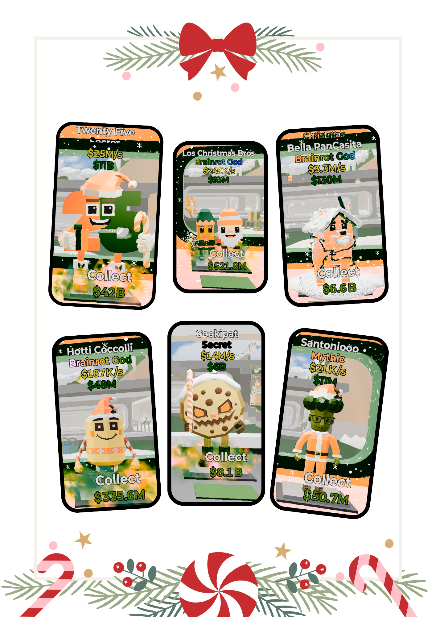 Christmas 10 CRAFT - Steal the Brainrot -  SAMPSHOP