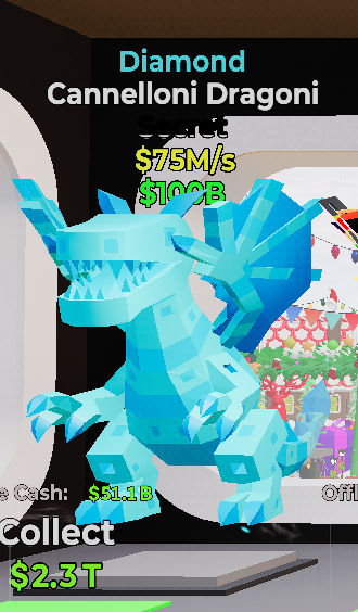 Cannelloni Dragoni Diamond - Steal the Brainrot -  SAMPSHOP