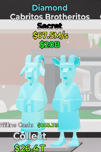 Cabritos Brotheritos Diamond - Steal the Brainrot -  SAMPSHOP